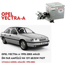 Resim OPEL VECTRA A 1995-2003 ARASI ÖN FAR AMPÜLÜ H4 12V 60/55W P43T 