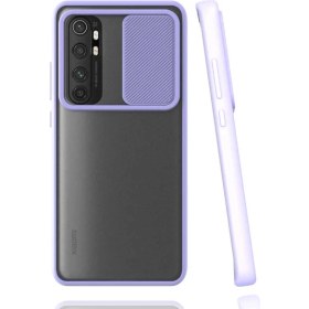Resim Mobaxaksesuar Xiaomi Mi Note 10 Lite Kılıf Kamera Kapatmalı Lensi Case 