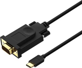 Resim Qg-Ua17 1.8 Metre Usb Type-C To Erkek Vga Kablo 