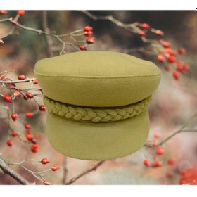 Resim Lüks Kaşe Özel El Yapımı Saç Örgü Kutulu Gönderim Ezilmez Yeşil 