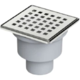 Resim Piyasa 10X10 50'LİK KROM KAPAKLI ALTTAN ÇIKIŞLI (ÇEKVALFLİ) 
