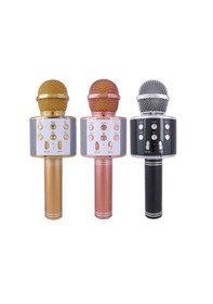 Resim Karaoke Mikrofon Dahili Hoparlörlü Usb Flash Destekli 