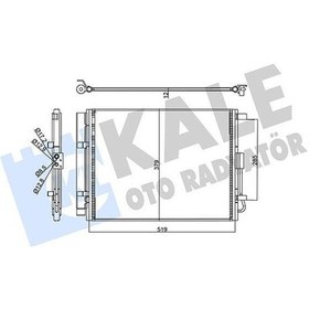 Resim Kale 358215 - Kondenser Hyundaı Elantra 11-i30-kıa Ceed 12-cerat 
