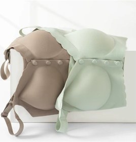 Resim Pae Hiç Yok Hissi Veren Büyük Beden Konforlu Sütyen Yeşil 