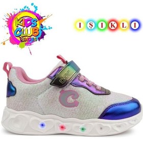 Resim Cool Yuki Işıklı Ortopedik Taban Kız Çocuk Spor Ayakkabı Mor 