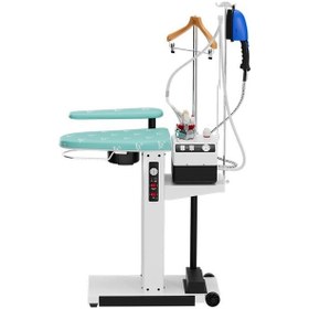 Resim Gazzella "tiny Mini" Kazanlı Tip Portatif Ütü Masası- Ayak Pedallı / Mağaza Tipi - 60 Cm Turkuaz 