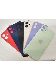 Resim Apple Uyumlu iPhone 12 Mini Arka Kapak Pil Kapağı Mavi 