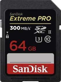 Resim Sandisk Extreme Pro SDSDXDK-064G-GN4IN 64 GB SDXC Class 10 UHS-II Hafıza Kartı 