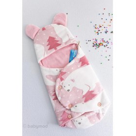 Resim Babymod Ayıcık Figürlü Kız Bebek Kundak 