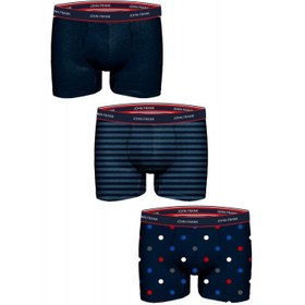 Resim John Frank Üçlü Not So Basic Erkek Boxer (JF3BNSB03) 