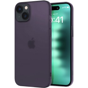 Resim Buff iPhone 15 Plus Slimfy Kılıf Purple 