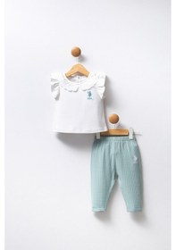 Resim U.s. Polo Assn Kız Bebek Beyaz Takım Usb2386-c-v1 Beyaz 