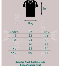 Resim Erkek Oversize Beyaz Tshirt Siyah 