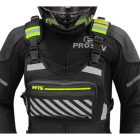 Resim KESMEZ MOTOR MTS Leflektör Yelek Gizli cepli SU GEÇİRMEZ AYARLANABİLİR ÖLÇÜ 