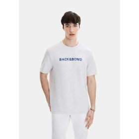 Resim Back And Bond Gri Regular Fit Bisiklet Yaka Tişört 
