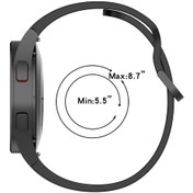 Resim Sones Galaxy Uyumlu Watch 5 44mm Resmi Silikon Saat Kordonu , Boyut: S 