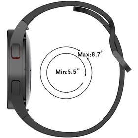 Resim Sones Galaxy Uyumlu Watch 5 44mm Resmi Silikon Saat Kordonu , Boyut: S 