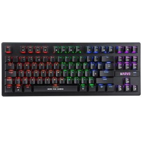 Resim Marvo KG901TR Wired Jixian Blue Switch TKL Rainbow Full Mekanik Profesyonel Gaming Klavye 