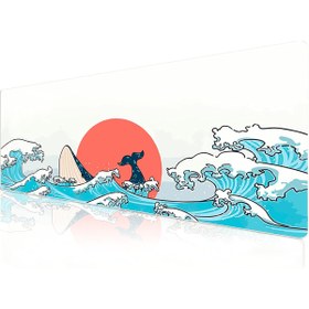 Resim KlasseGear Pro Ukiyo-e 90x40 Cm Xxl Gaming Oyuncu Mouse Pad Mousepad 