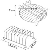 Resim Philips Essential Airfryer - 4,1 L, Hd9252/90 İle Uyumlu Izgara Teli ,ekmek Kızartma 