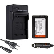 Resim Li-ion Charger Cazipshop Sony NP-FW50 BATARYA(1700MAH)+ŞARJ Aleti Cihazı Seti 
