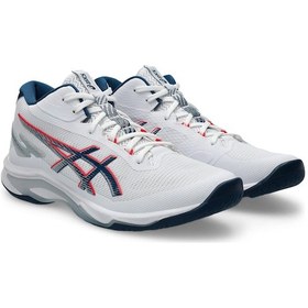 Resim Asics Netburner Ballıstıc Ff Mt 4 Erkek Beyaz Voleybol Ayakkabısı 1051a090-101 Beyaz 