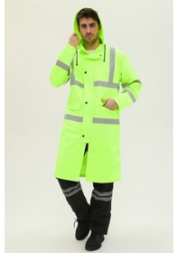 Resim Uniprom Yağmurluk Reflektörlü Yüksek Görünürlü Neon Sarı 