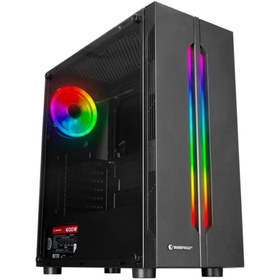 Resim Spectra Tempered Glass 600w 80plus Rainbow Fan Ve Ledli 1*usb 3.0 2* Usb 2.0 Gaming Kasa Rampage