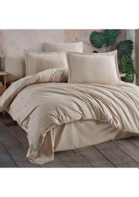 Resim Clasy Ranforce Tek Kişilik Nevresim Takımı Unita Bej 