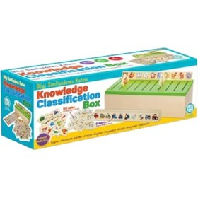 Resim Circle Toys Ahşap Bilgi Sınıflandırma Kutusu Eğitici Mazgallı 