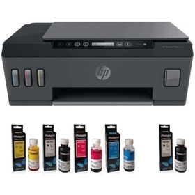 Resim HP 1tj09a 515 Yazıcı-tarayıcı-fotokopi-wifi-airprint Tanklı Yazıcı Çok Fonksiyonlu 