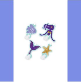 Resim Deniz Kızı Temalı Kaynana Dili, Parti Düdüğü, 6lı Paket Uzayan Parti Düdüğü,uzat Çek Düdük Diğer 