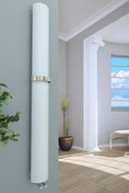 Resim Aeon Radyatör Mira Alüminyum Havlupan 180 X 20 Beyaz (AKS:5CM) Parlak Askılık 