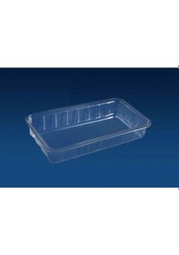 Resim 100 Lü 500 Gramlık Plastik Kapaksız Şeffaf Börekçi ve Salata Kase 