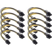 Resim Suntek Pcı Express Pcı-e 6 Pin Dişi - 6+2 8 Pin Dişi Gpu Kablo 