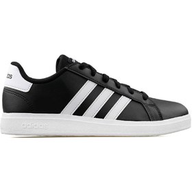 Resim adidas Grand Court 2,0 K Genç Tenis Ayakkabısı GW6503 Siyah 