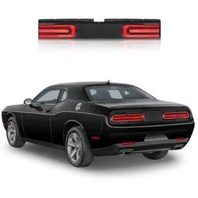 Resim Dodge Challenger 2015 ve Sonrası Uyumlu Arka Stop Lambası Orta Uzun Parça 
