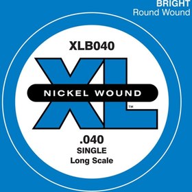 Resim D'Addario Nickel Wound Single Long Scale Bas Gitar Tek Tel (.040) 