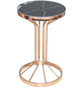 Resim Brc Bufalo Fiskos Model Siyah Mermer Desen Metal Çelik Rose Bakı 