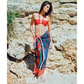 Resim İpekyol Floral baskılı pareo IS1260073007034 