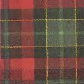 Resim Kırmızı Ekose Yemek Peçetesi 