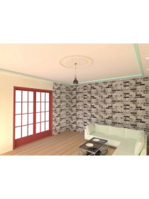 Resim Motifpiyer Lamba Tavan Göbeği-Yuvarlak-18-86cm-Dış Çitalı 