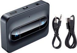 Resim HUIOP C31 BT 5.0 Ses Verici 3.5mm AUX Jack USB Dongle Müzik Taşınabilir Kablosuz BT Adaptörü Araba PC TV Kulaklıkları 