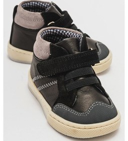 Resim Mnpc Erkek Çocuk Siyah Hakiki Deri Suya Dayanıklı Anatomik İlk Adım Bot 25k1b110272 Siyah 