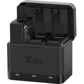 Resim Xvive U5C Battery Charger Case With Three Batteries | U5 Wireless / Kablosuz Sistemler Için Üç Pilli ve Pil Şarj Kutusu 