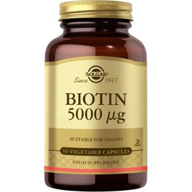 Resim SOLGAR Biotin 5000Mcg 50 Kapsül 