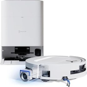 Resim ECOVACS DEEBOT T80 OMNI Elektrikli Süpürge Robotu, 18.000 Pa, Anında Otomatik Temizleme OZMO ROLLER, ZeroTangle 3.0, 40-75 ℃ Sıcak Suda Yıkama, Sıcak Hava Kurutma, Beyaz 