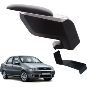 Resim 3 Tıkla Fiat Albea 2012 Delmesiz Çelik Ayaklı Gri-Siyah Kolçak Kol Dayama 