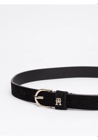 Resim Tommy Hilfiger Tommy Hılfıger Kadın Kemer Aw0aw16838-bds Siyah 