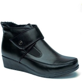 Resim Kadın Siyah Comfort Tam Ortopedik Anne Botu Siyah 